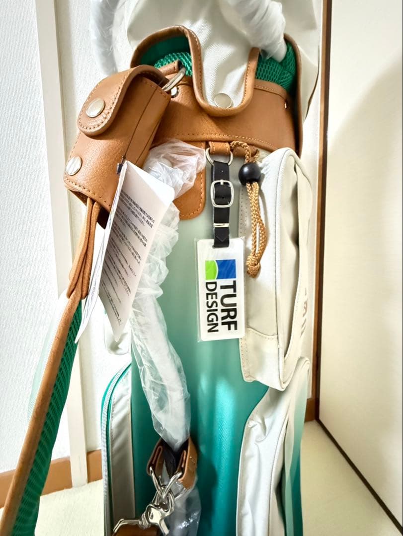 【ゴルフ】ターフデザイン キャディバッグ グリーン