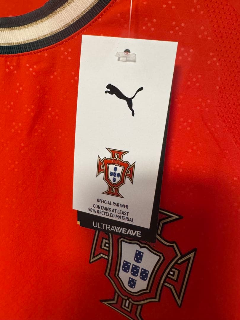 ポルトガル代表　2025 ホーム　長袖　選手用　ユニフォーム