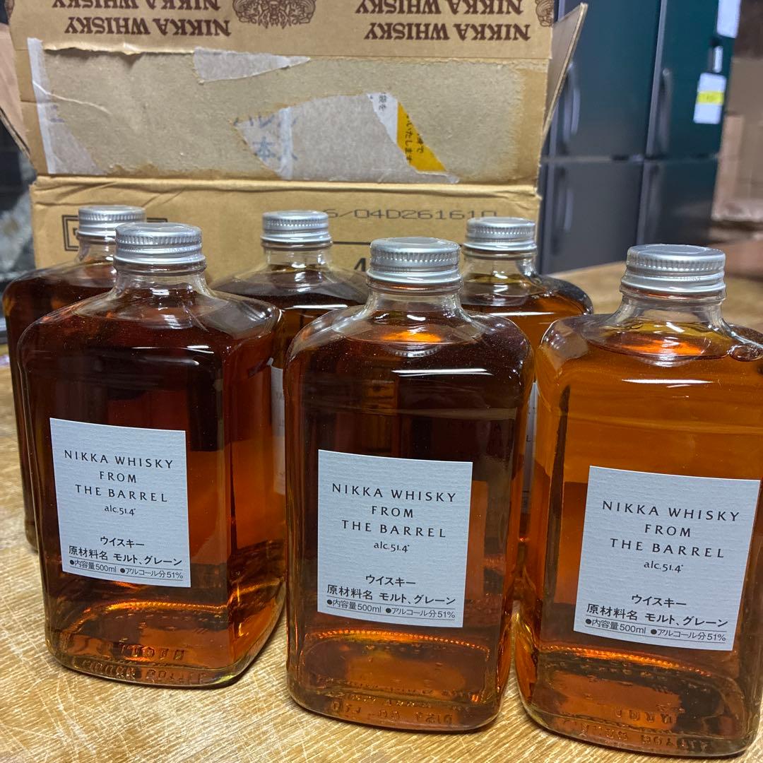 ニッカ　フロムザバレル　500ml 6本　箱入り