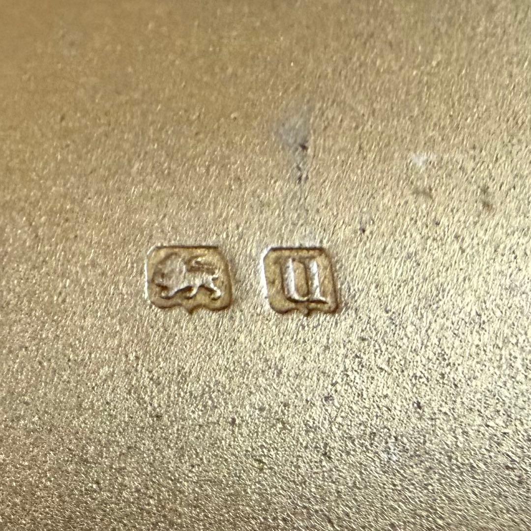 英国マッピンウェブ純銀スターリングシルバーシガレットケースタバコ入れ113.7g