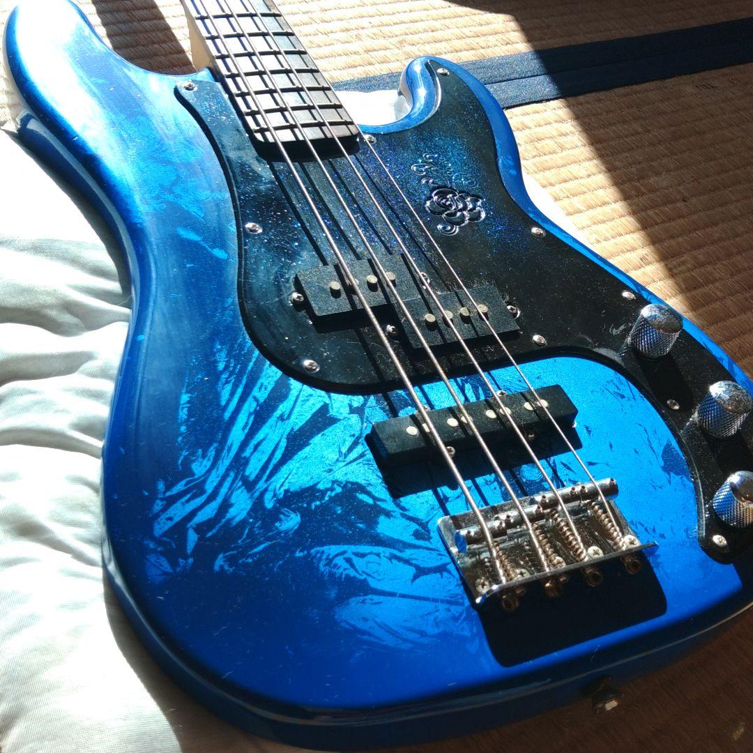 Gypsy Rose エレキベース 青