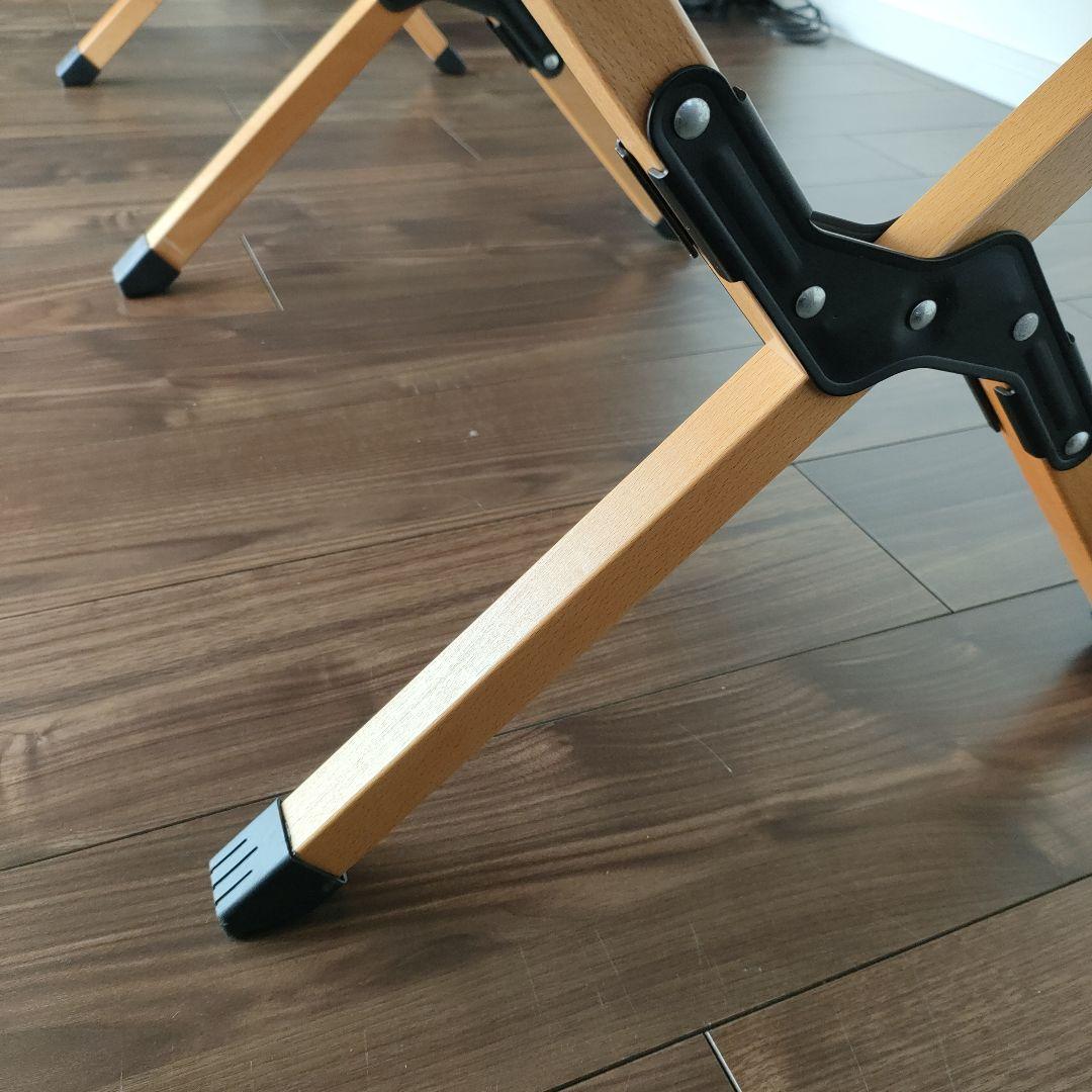 VASTLAND ウッドロールテーブル 120×70cm　アウトドアテーブル