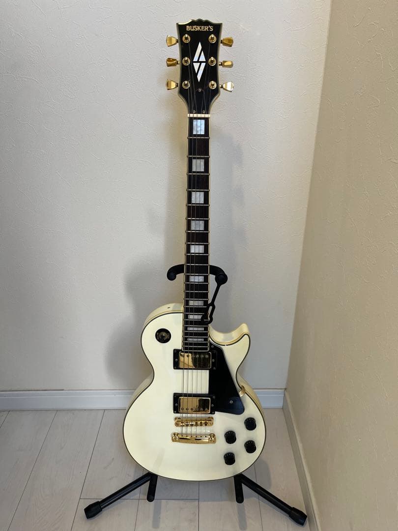 BUSKER'S バスカーズ レスポール カスタム BLC 白