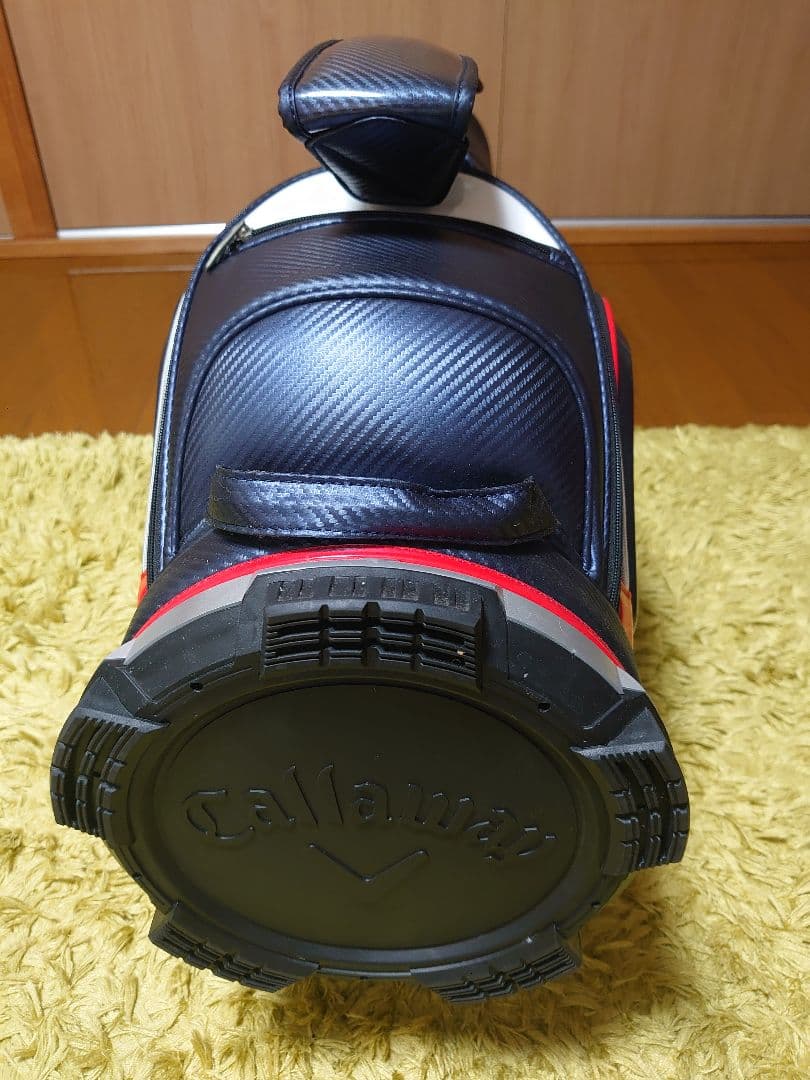 『希少』 Callaway キャディバッグ 9型 トリコロールカラー カーボン調