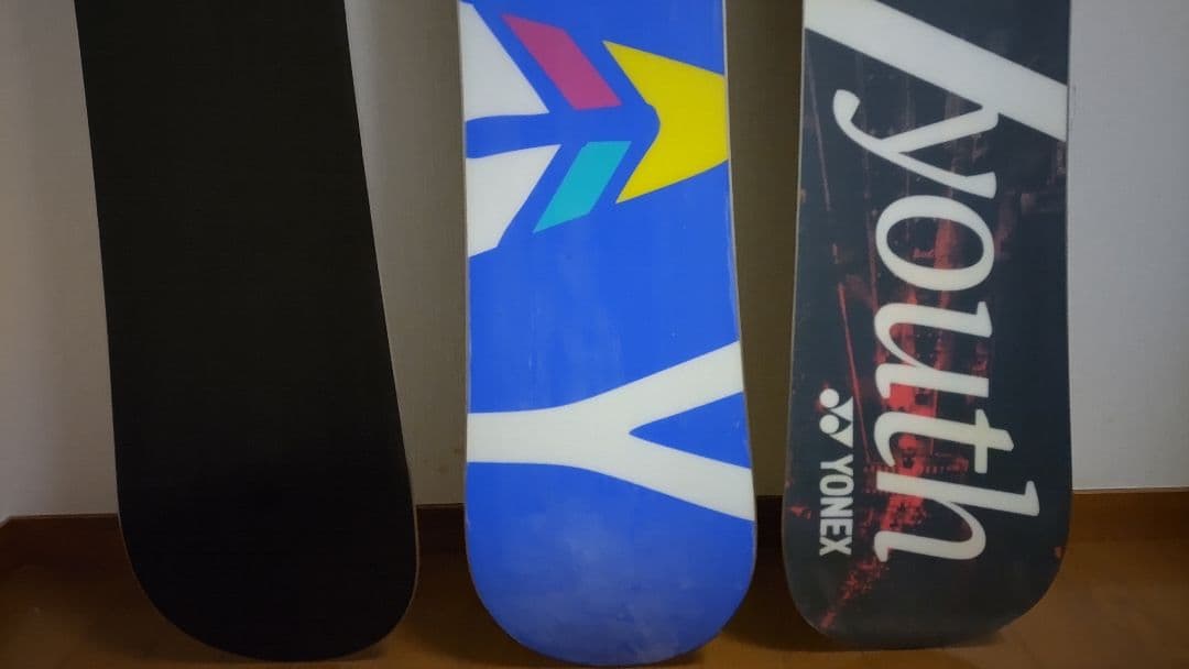 キッズスノーボード3点　gray yonex　【バラ売りです】