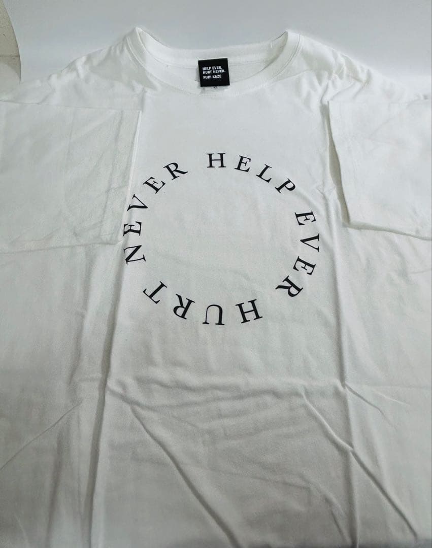 藤井風　HELP EVER HURT NEVER Tシャツ ホワイト　XL