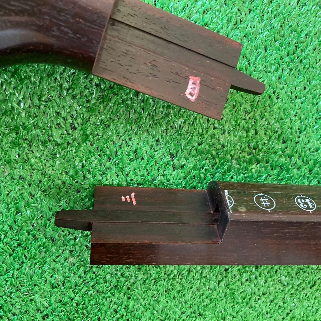 三味線　中棹　一本溝　東さわり　1寸詰め　丸打胴