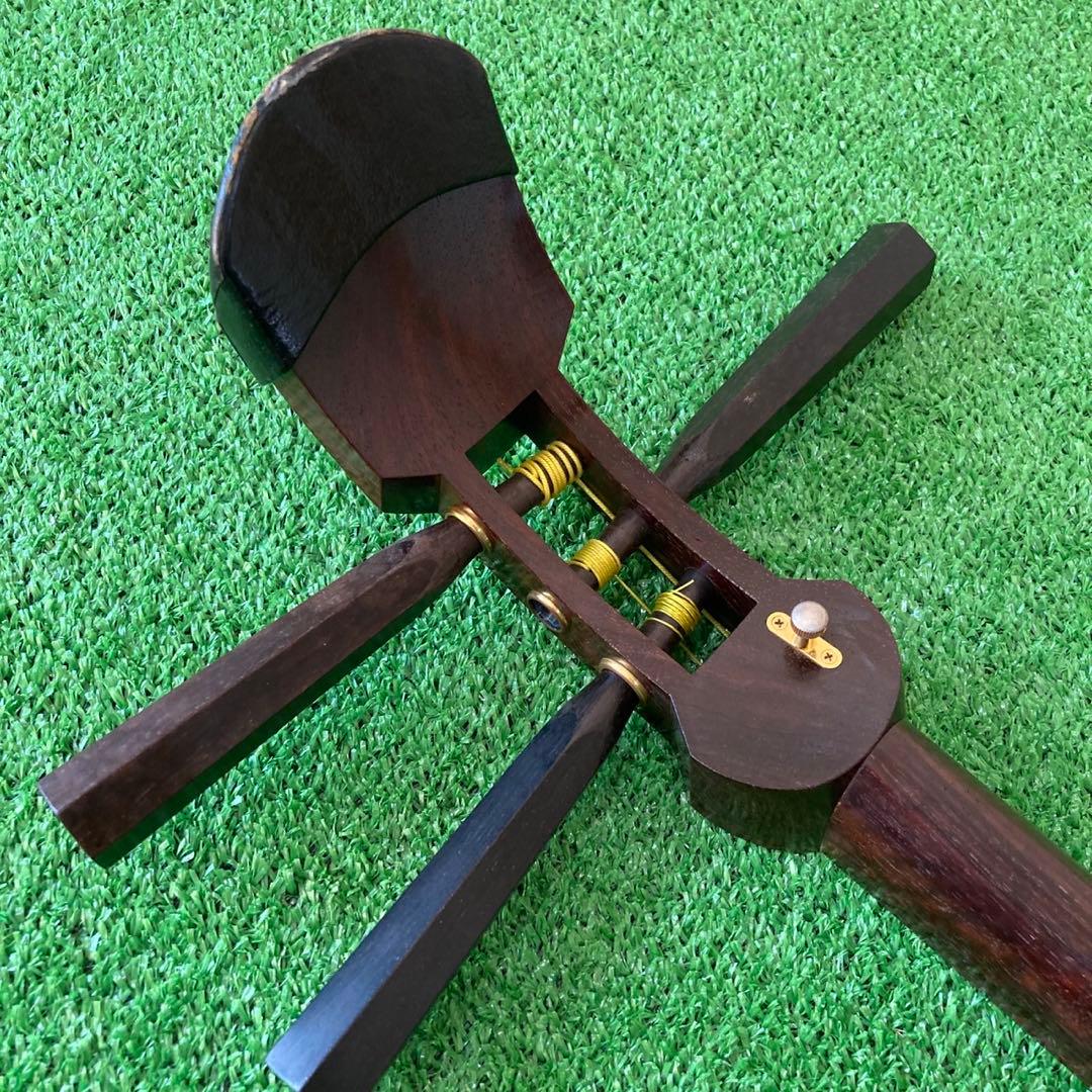 三味線　中棹　一本溝　東さわり　1寸詰め　丸打胴