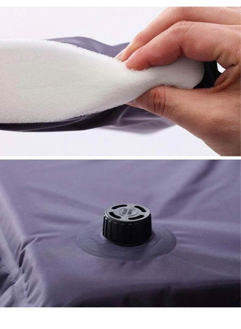 09【4個セット】インフレーターマット 自動膨張式 枕 キャンプマット 車中泊