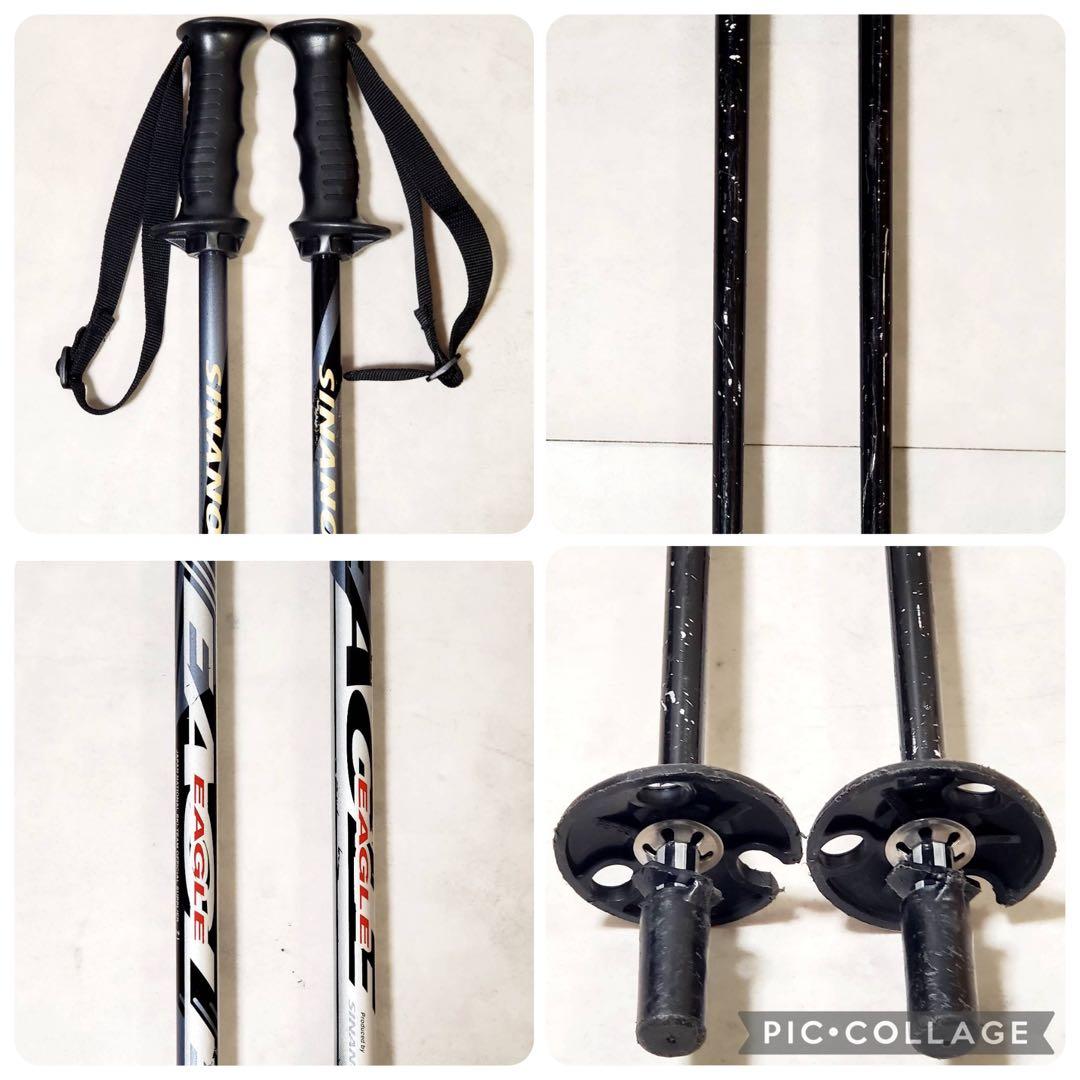 【スキー4点セット】ROSSIGNOL 162cm REXXAM 25cm