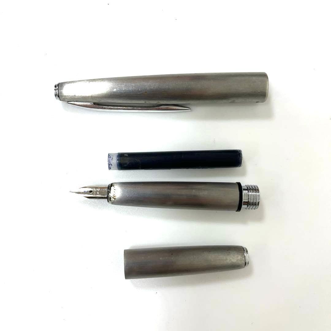 【18KWG刻印】SAILOR 万年筆　シルバー