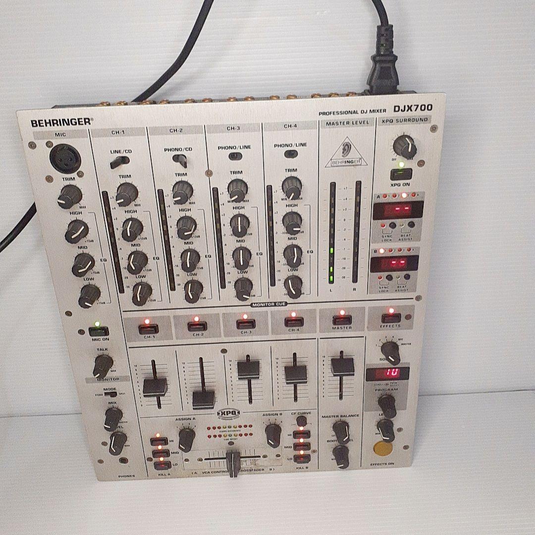 Behringer djx700 4ch ミキサー　音だしOK　通電　ジャンク