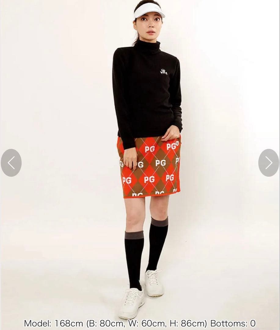 PEARLY GATES ニットセーター　スカート　 セットアップ サイズM