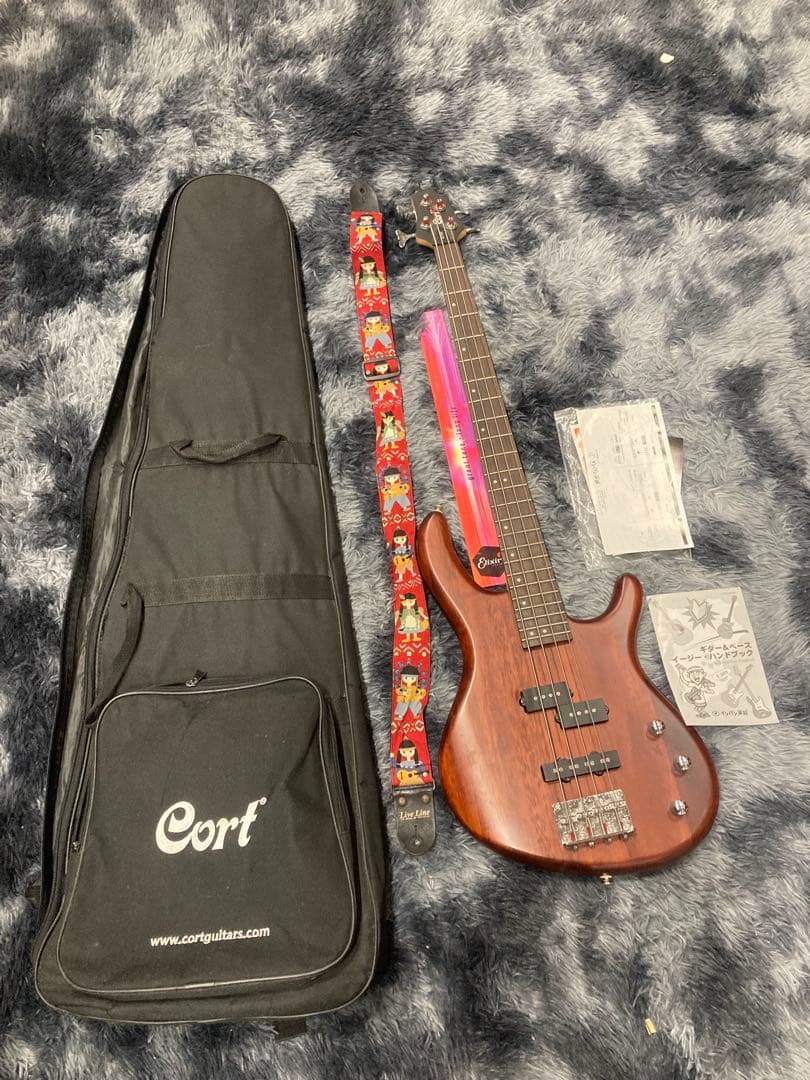 L） Cort ACTION エレキベース 木目 bass 動作未確認