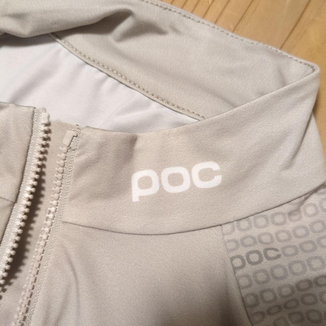 POC サイクルジャージ ライトグレー/ブラック