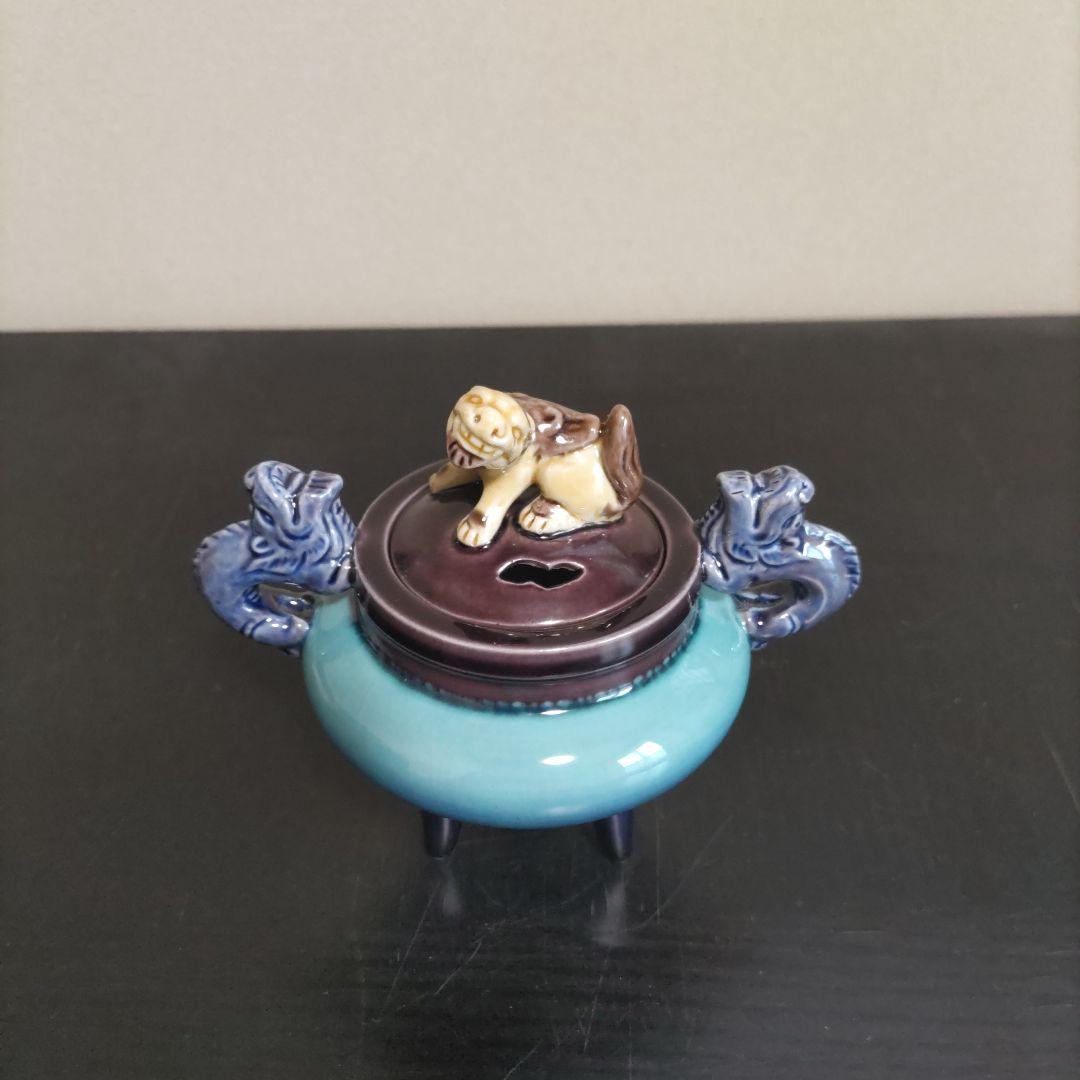 値下げしました。 人間国宝、徳田正彦（三代八十吉)彩釉香炉