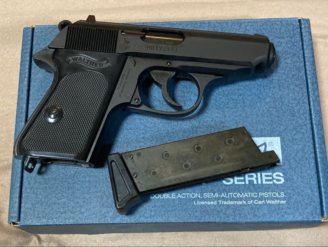 マルゼン　ワルサーPPK ブローバック　ブラックモデル