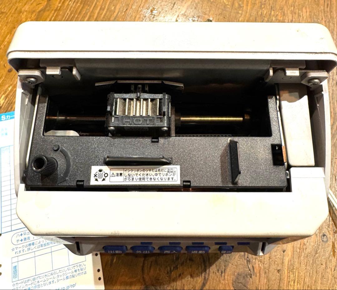 ★美品 MAX タイムレコーダー ER-110SIV+ 新品Sカード20枚