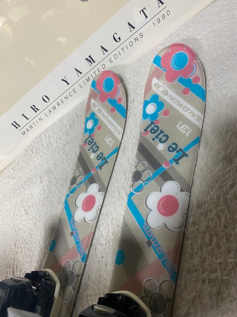 サロモン ツインチップミッドスキーセット131cm ブーツ 26cm中古