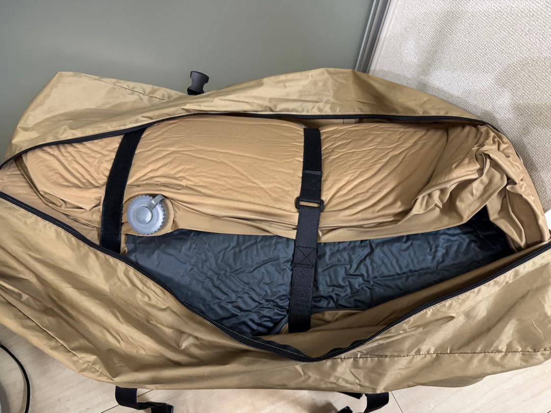 WAQ RELAXING CAMP MAT 10cm ダブルサイズ タン