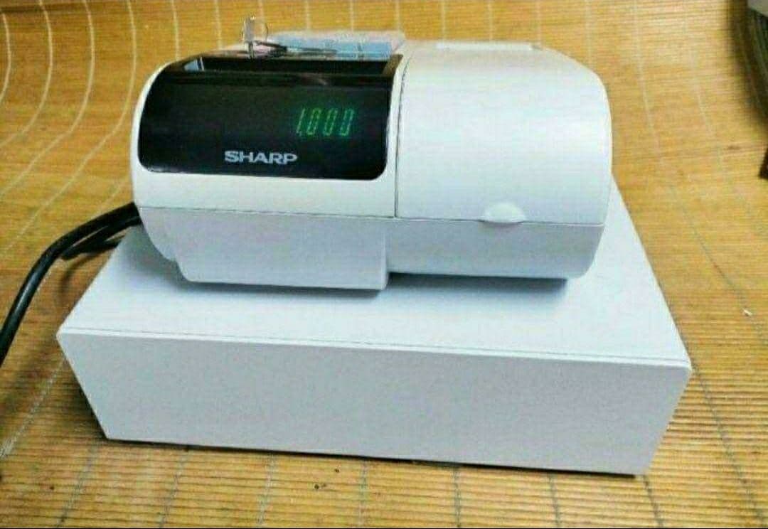 シャープレジスター　XE-A20　店名設定無料ロゴ可能機種　202500