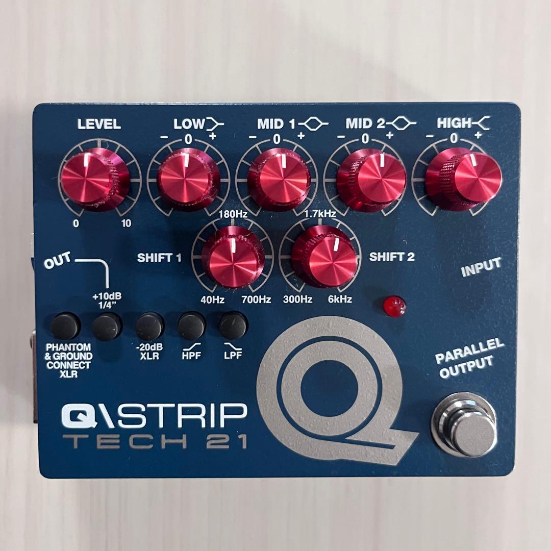 【美品】TECH21 Q\STRIP ベース/ギター用パラメトリックイコライザー