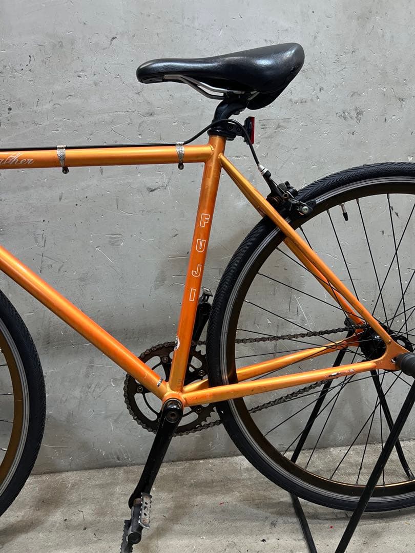 ピストバイク　FUJI FEATHER フジ　フェザー 700c クロモリ