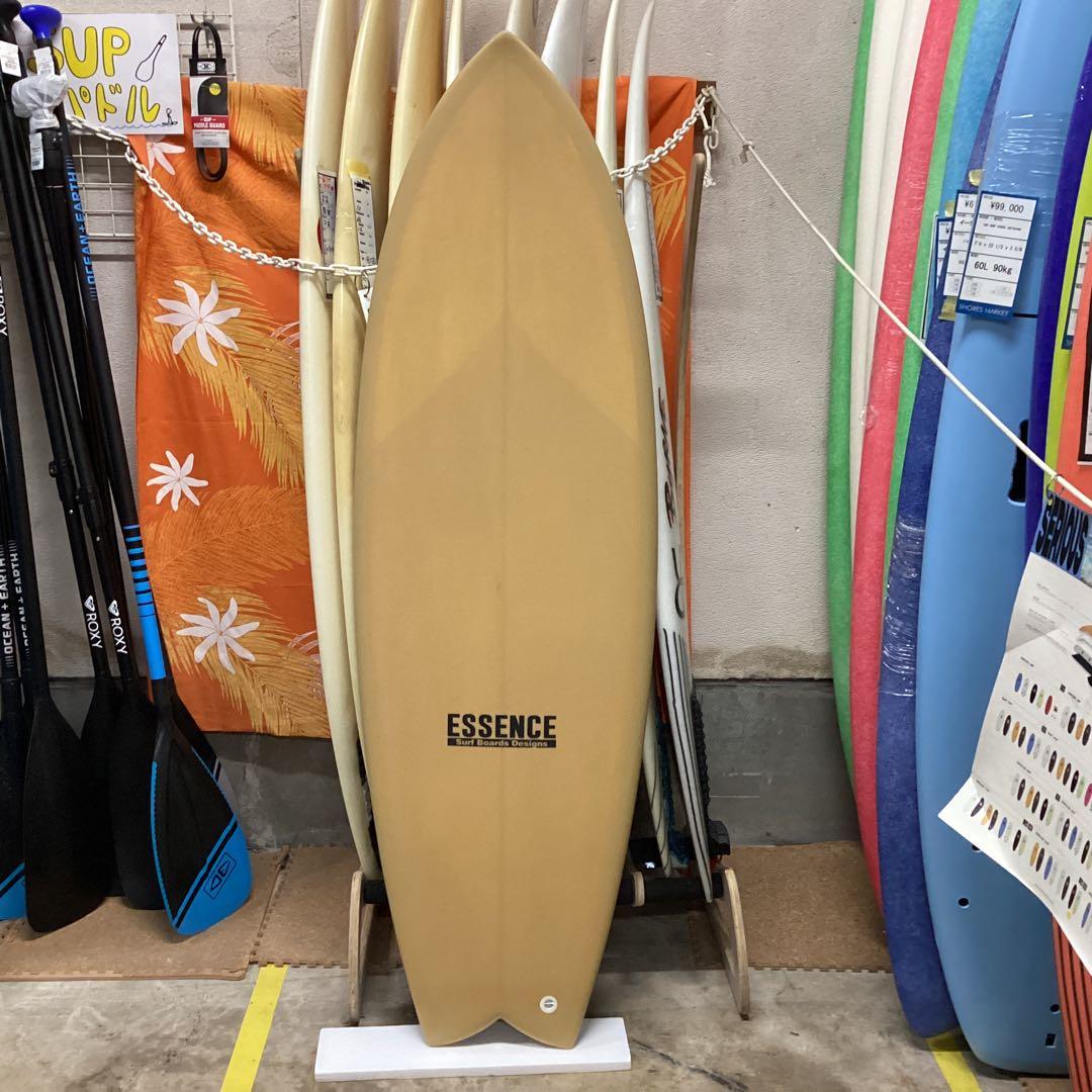 新品格安ESSENCE フィッシュボード 5’4 162.5cmベージュフィン付