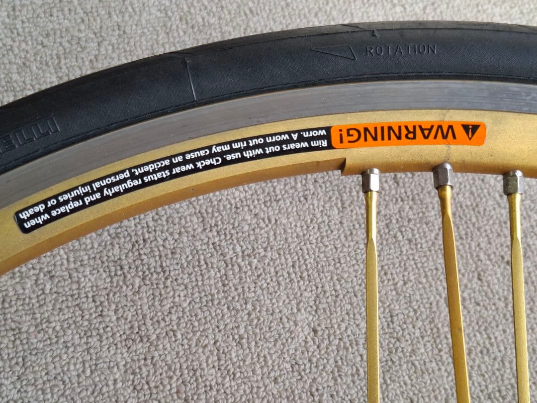 Campagnolo Shamal Gold ホイール前後セット 稀少金シャマ