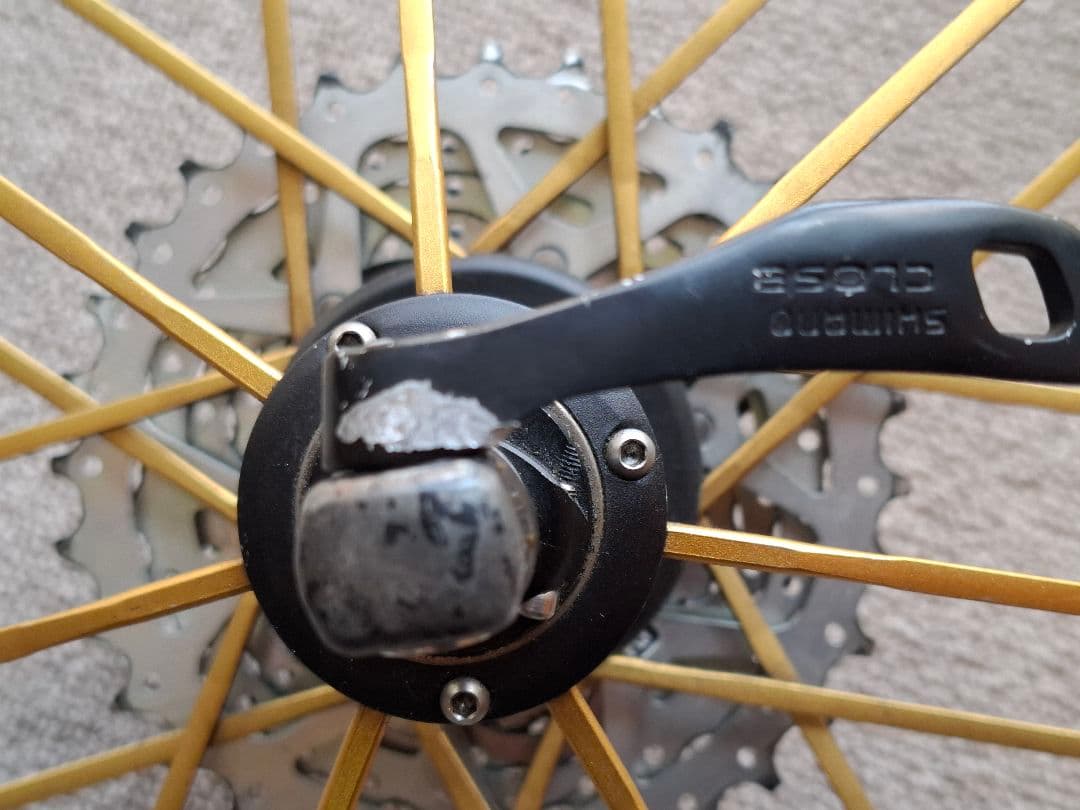 Campagnolo Shamal Gold ホイール前後セット 稀少金シャマ