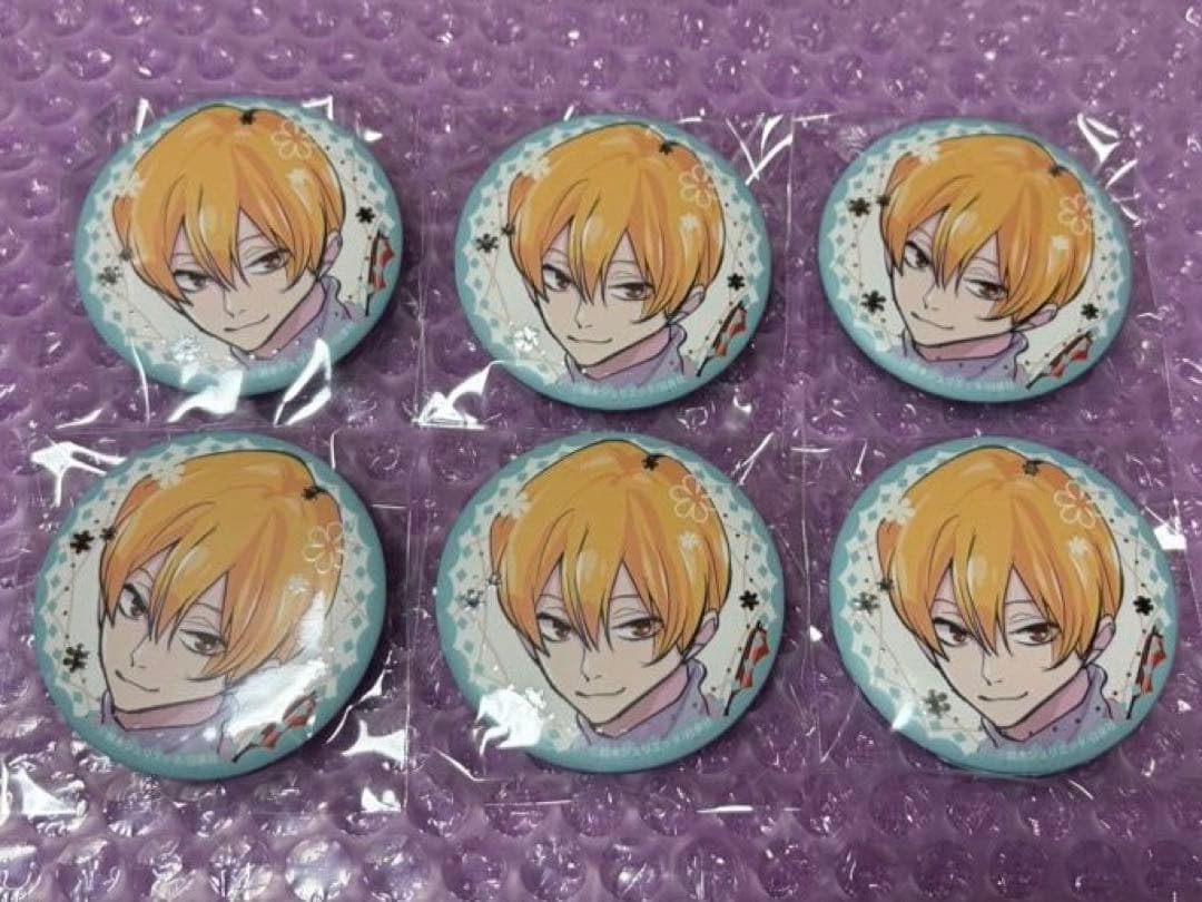 推しに甘噛み 缶バッジ 甘夏玖太　有門ヒナ