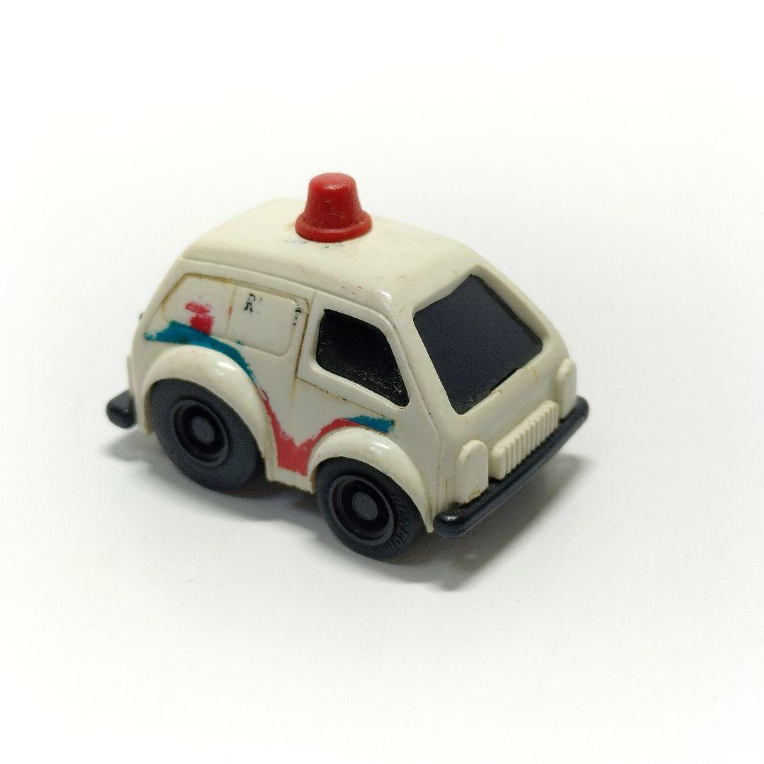 当時物 タカラ 豆ダッシュ 救急車 TAKARA JAPAN チョロQ ミニカー