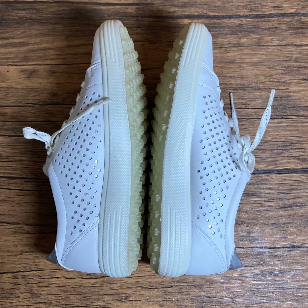 （K25836）ecco エコー ゴルフシューズ EU39（約24㎝）