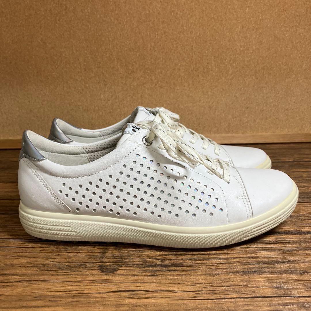 （K25836）ecco エコー ゴルフシューズ EU39（約24㎝）