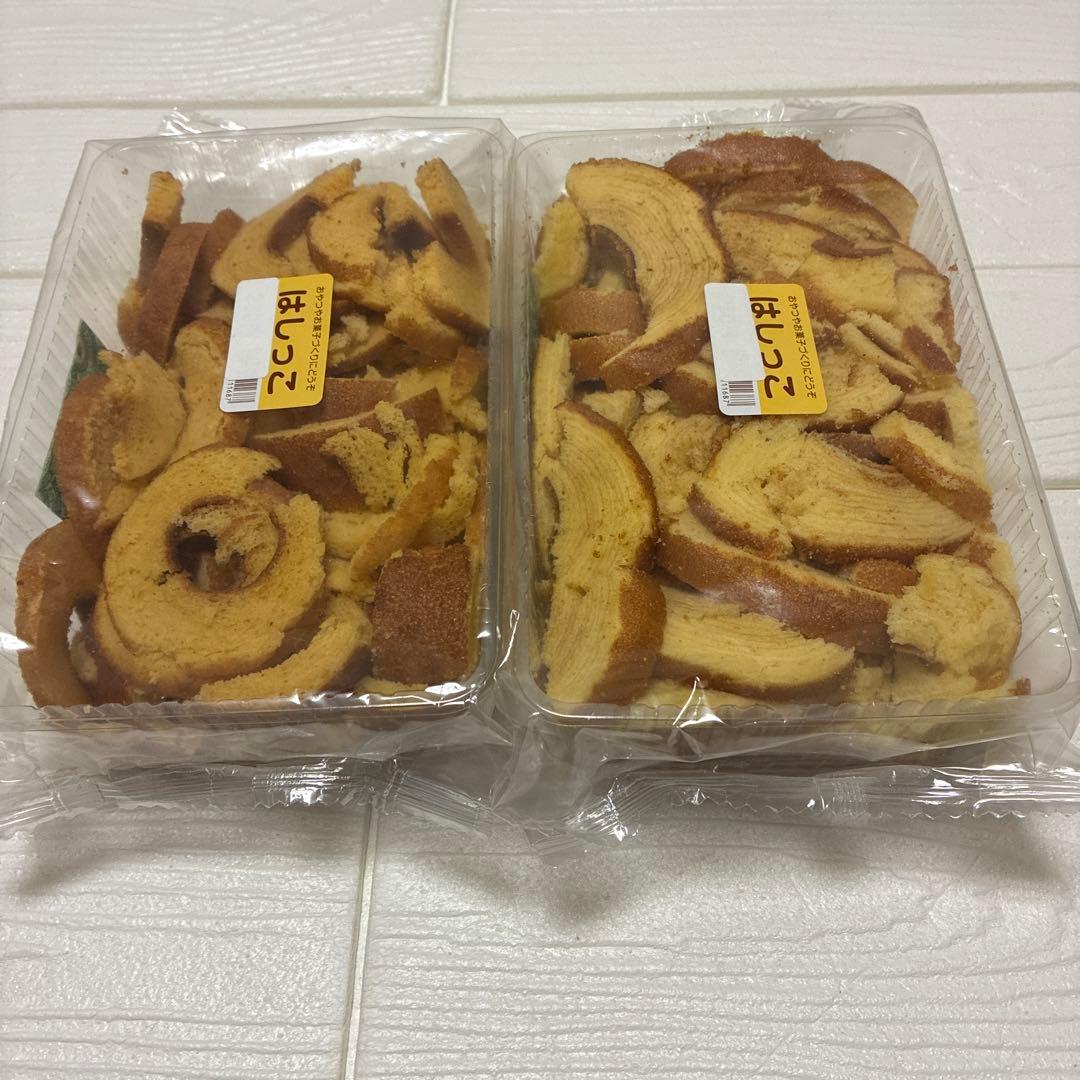 大人気　アウトレットスイーツ 大容量❗️バウムクーヘン　プレーン（はしっこ）