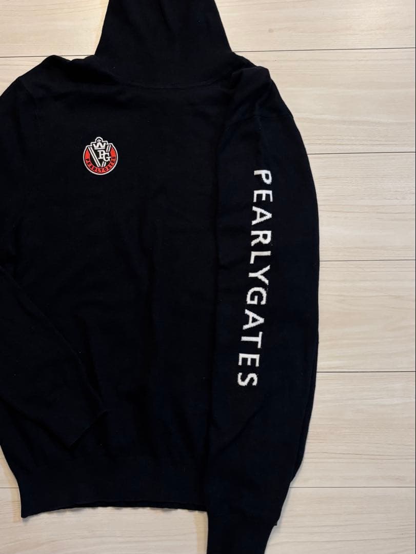 PEARLY GATES ブラックセーター ハイネック