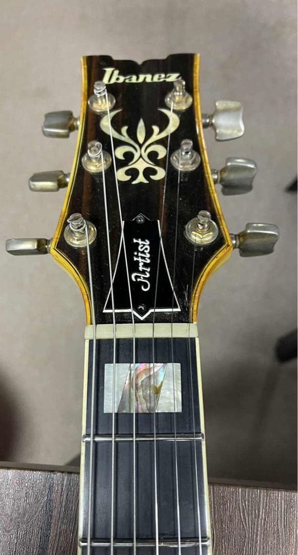 Ibanez AR 550 パールホワイト　フレット交換済み