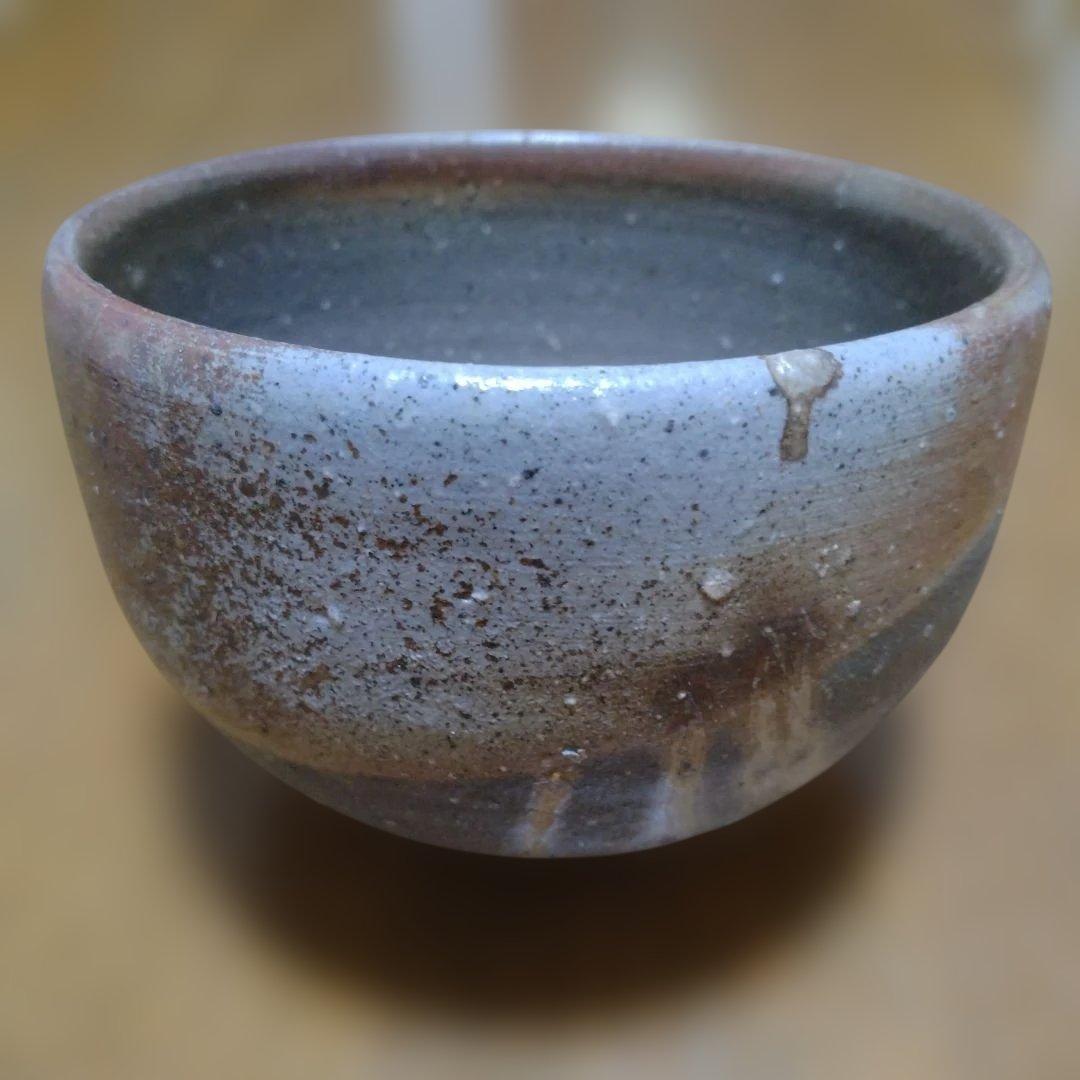 備前焼　森陶岳さんの茶碗　 茶道具　抹茶茶碗