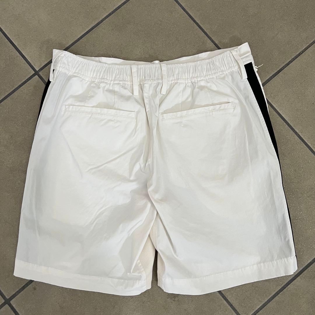 BANDEL GOLF バンデルゴルフ　ハーフパンツ　ズボン　ロゴ　M-L 白黒