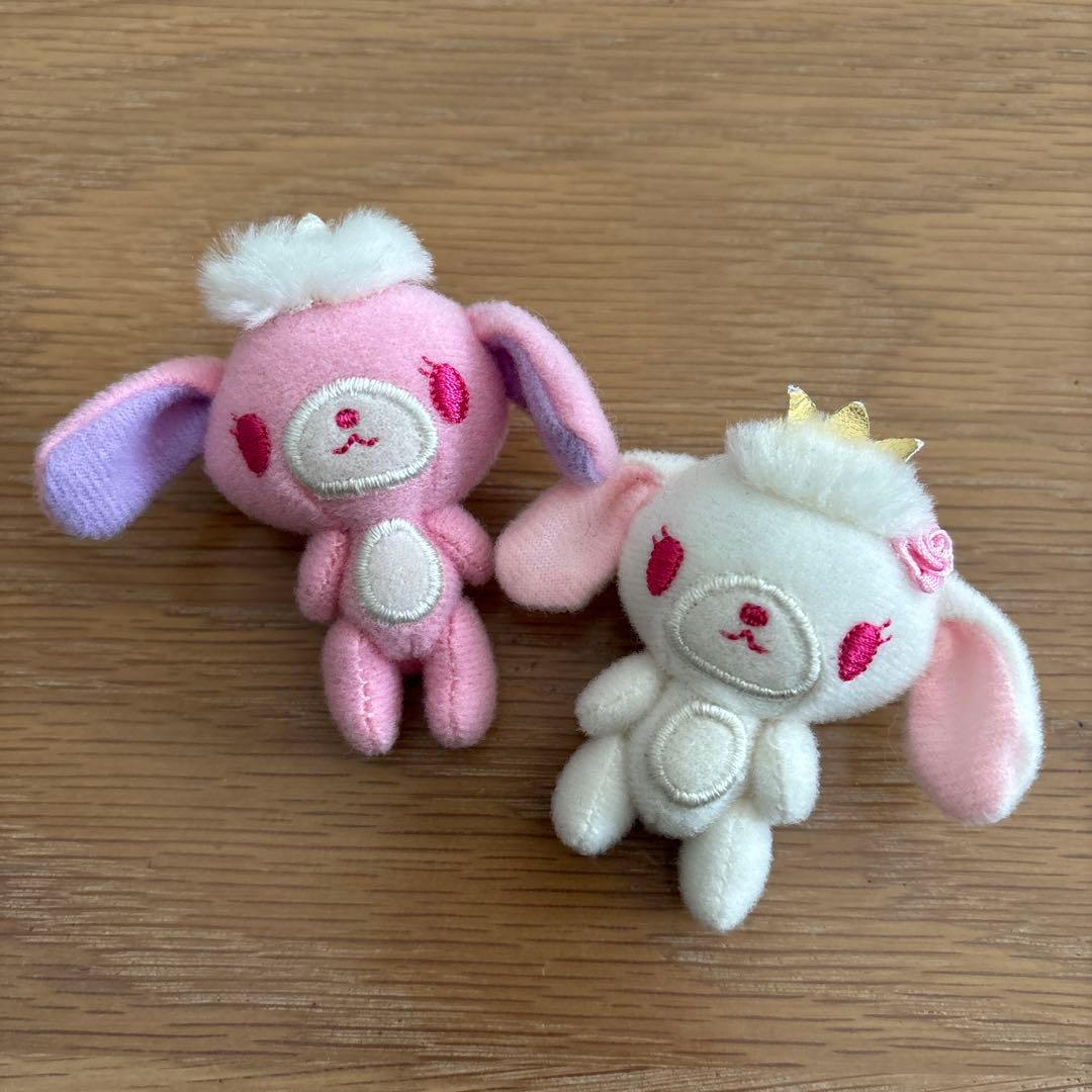 サンリオ シュガーメヌエット ぬいぐるみ マスコット ピンバッジ レア 2点