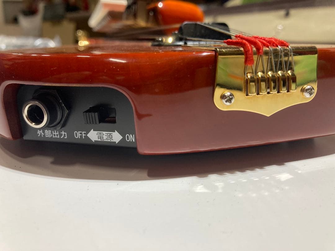 (L)★美品★SUZUKI 鈴木楽器製作所 電気大正琴 大正琴 こはくCHK-1