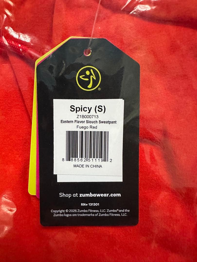 新品　正規品　ズンバ　 S パンツ