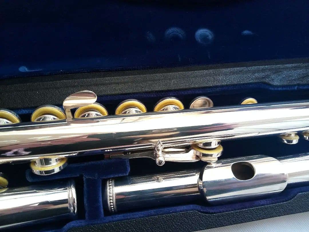 ♦オーバーホール済♦希少リングキー♦頭部管銀製♦サンキョウ　フルート　エチュード