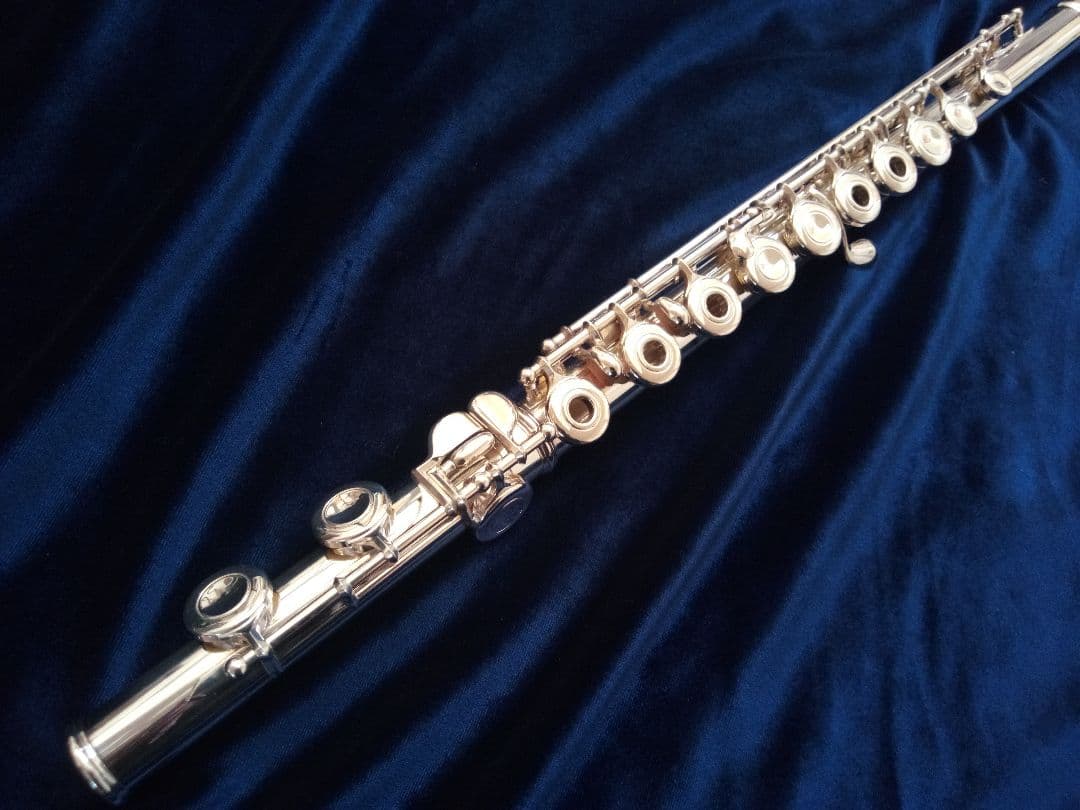♦オーバーホール済♦希少リングキー♦頭部管銀製♦サンキョウ　フルート　エチュード