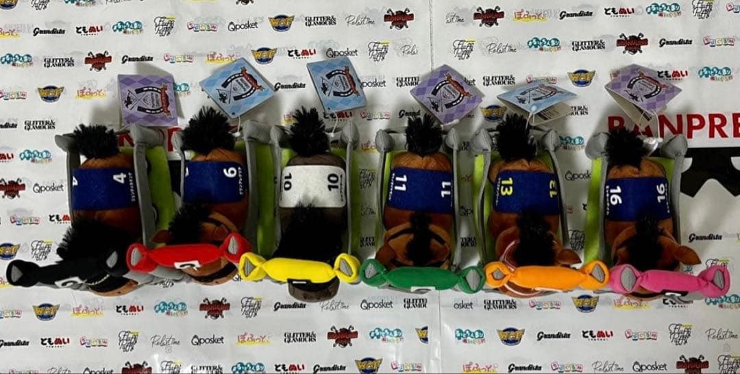 【新品】サラブレッドコレクション ゲートインぬいぐるみAB【全6種コンプセット】