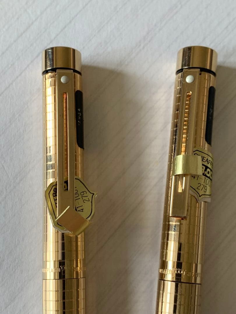 SHEAFFER タルガ1007 万年筆 ゴールド 2本セット 14K ペン先
