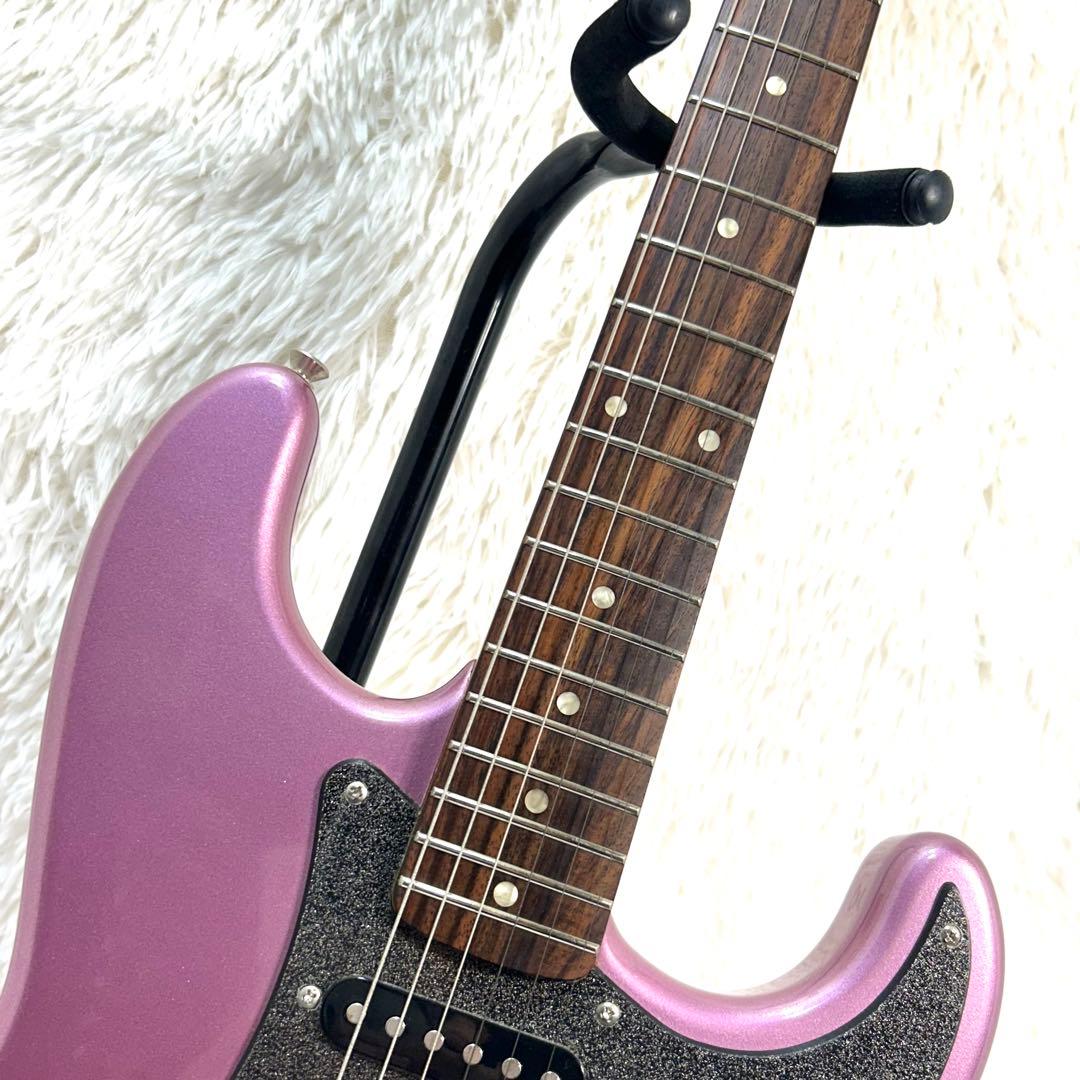 【美品レアカラー】Squier Fenderストラト バーガンディミスト