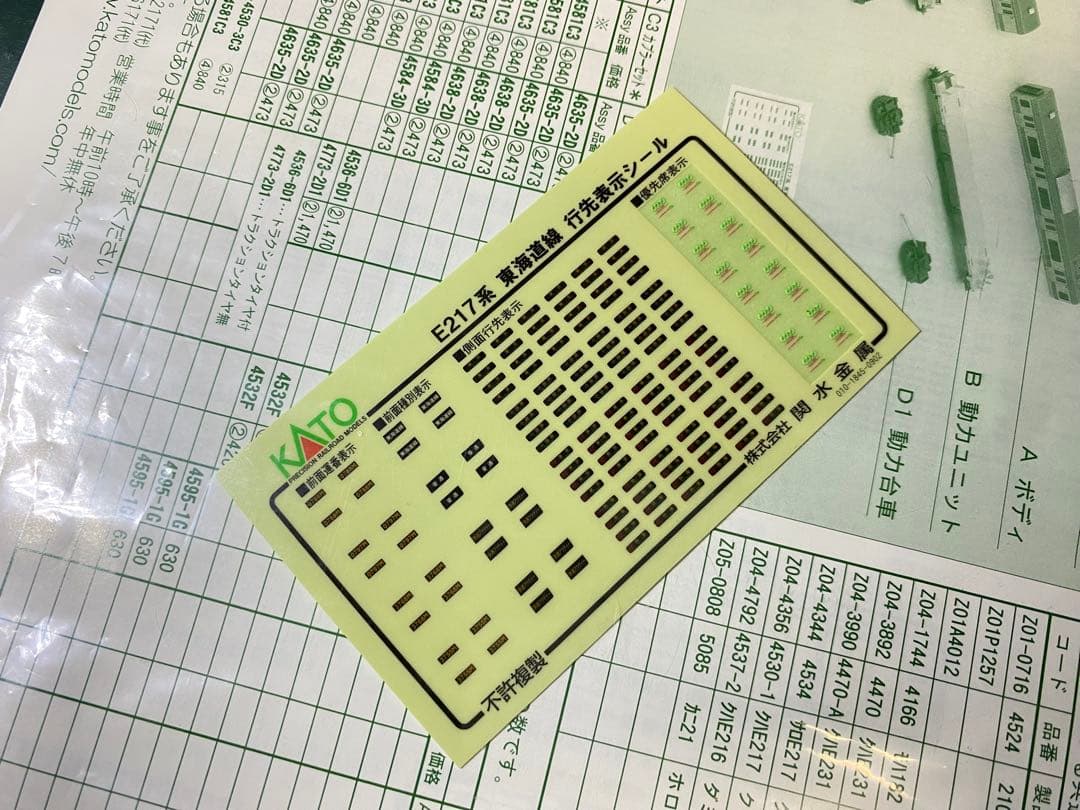 KATO カトー　10-567　E217系東海道線 8両基本セット