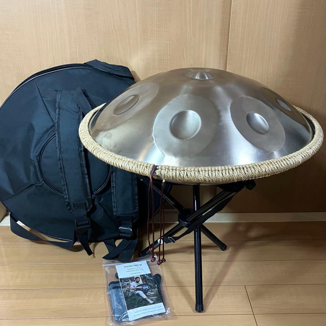 ハンドパン ソフトケース　スタンド付属 民族楽器　9音