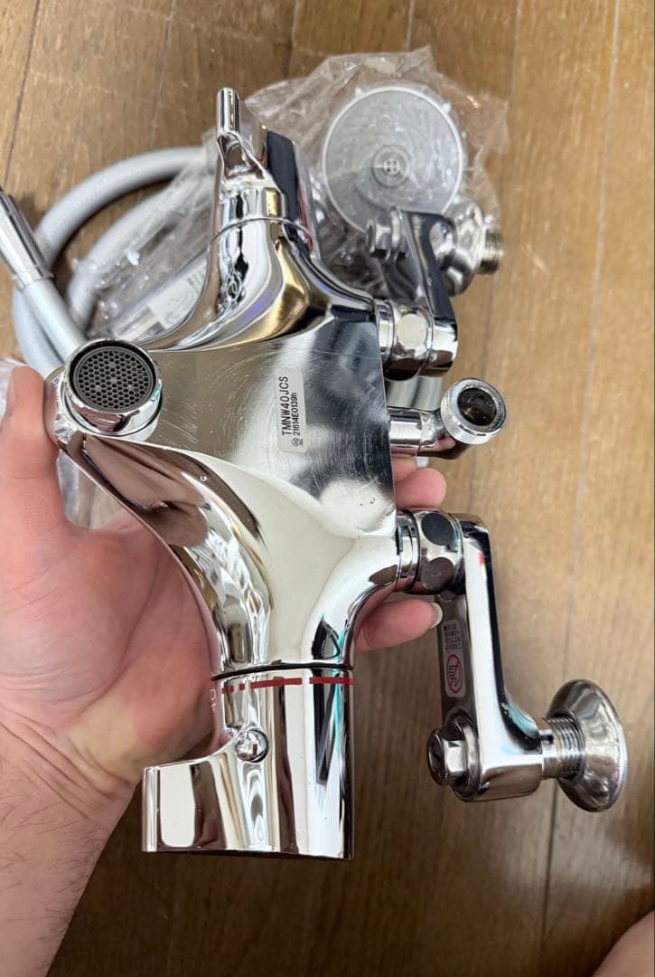 シャワーヘッドセット クロムメッキ tmnw40jcs